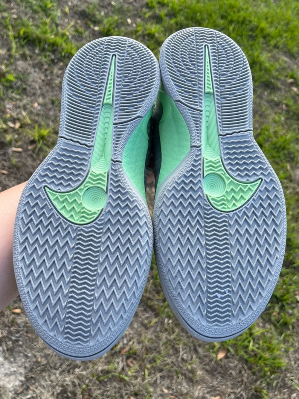 New In Box Nike Sabrina Ionescu LowTop Sneakers in Green & Gray Womans Size 10.5 - Picture 7 of 13